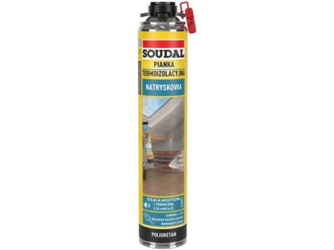 SOUDAL PIANKA PISTOLETOWA TERMOIZOLACYJNA NATRYSKOWA 700ML