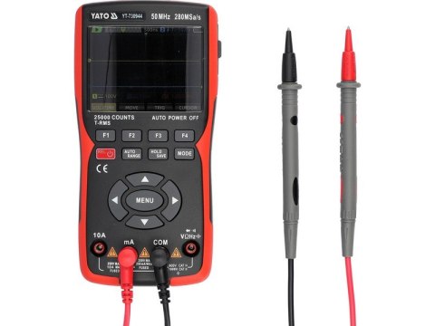 YATO OSCYLOSKOP MULTI 280MSA/S 50MHZ 3W1