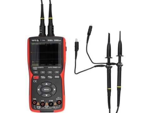 YATO OSCYLOSKOP MULTI 280MSA/S 50MHZ 3W1