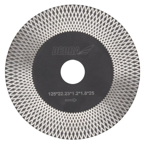 DEDRA TARCZA DIAMENTOWA 125MM ROMBY