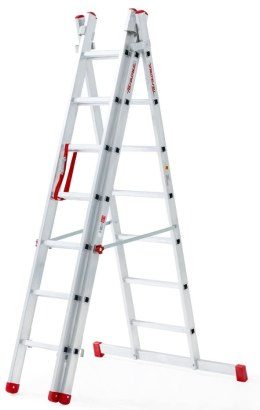 FARAONE DRABINA TRZYELEMENTOWA 3X8 SZCZEBLI AK250.3SC - F. SCHODOWA