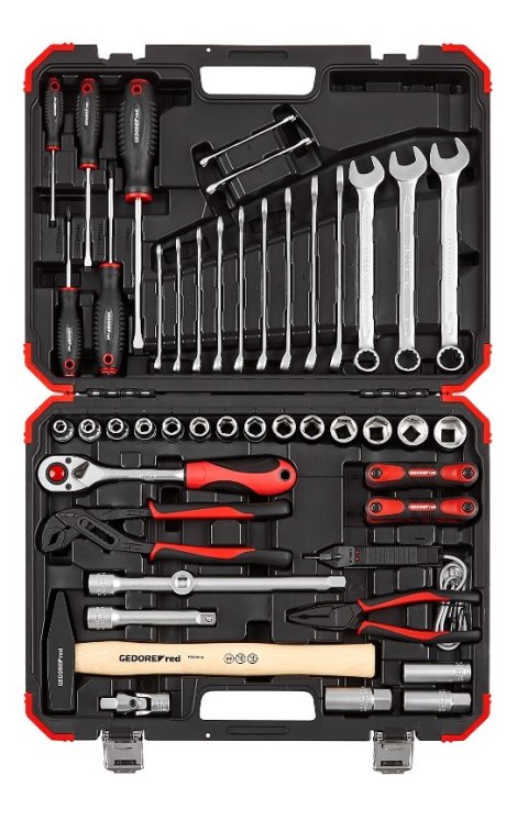 GEDORE ZESTAW KLUCZY NASADOWYCH 1/2 61TLG AUTO-UNIVERSAL