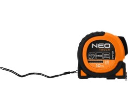 NEO MIARA ZWIJANA STALOWA SUPER BLACK, MAGNES, 10M*25MM