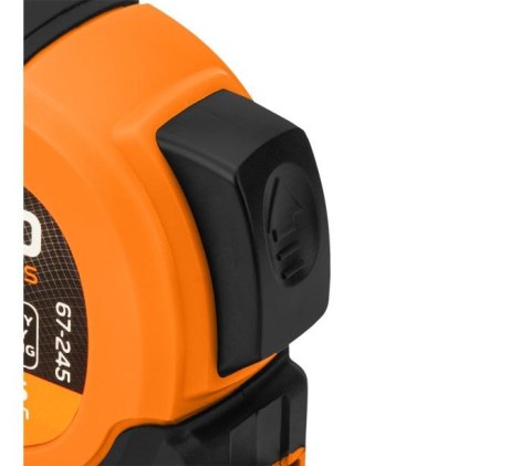 NEO MIARA ZWIJANA STALOWA SUPER BLACK, MAGNES, 10M*25MM