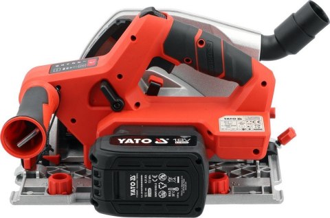 YATO ZAGŁĘBIARKA AKUMULATOROWA 18V + PROWADNICA, 1*4.0AH.