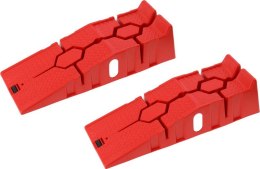 YATO ZESTAW NAJAZDÓW SAMOCHODOWYCH 3T 2 SZT. CZERWONE