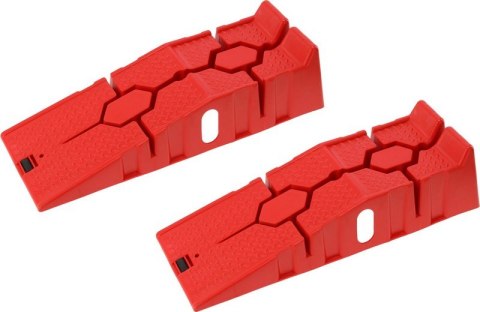 YATO ZESTAW NAJAZDÓW SAMOCHODOWYCH 3T 2 SZT. CZERWONE