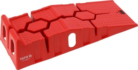YATO ZESTAW NAJAZDÓW SAMOCHODOWYCH 3T 2 SZT. CZERWONE