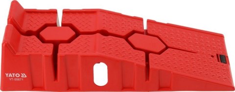 YATO ZESTAW NAJAZDÓW SAMOCHODOWYCH 3T 2 SZT. CZERWONE