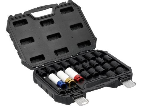 YATO ZESTAW NASADEK UDAROWYCH 1/2' 24 SZT.