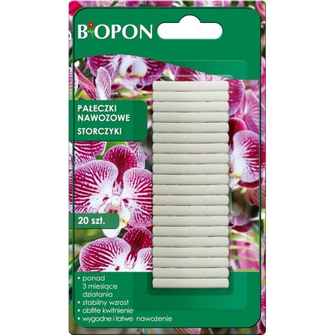 BIOPON NAWÓZ - PAŁECZKI NAWOZOWE DO STORCZYKÓW 20 SZT.