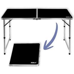 DEDRA STÓŁ CAMPING SKŁADANY + 4 STOŁKI 120*60*54CM
