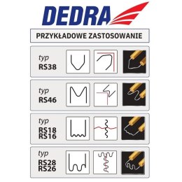 DEDRA ZGRZEWARKA DO PLASTIKU BEZPRZEWODOWA 4V 600 ST.