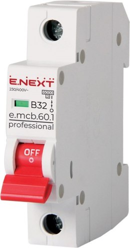 ENEXT WYŁĄCZNIK NADPRĄDOWY MCB.PRO60 1P B32A 6KA