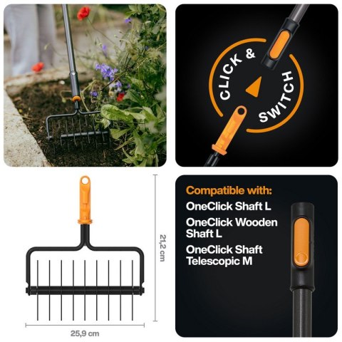 FISKARS AERATOR OBROTOWY ONECLICK