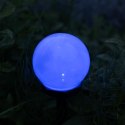 LUMILED LAMPA SOLARNA KULA ATRIS BIAŁA 10CM RGB