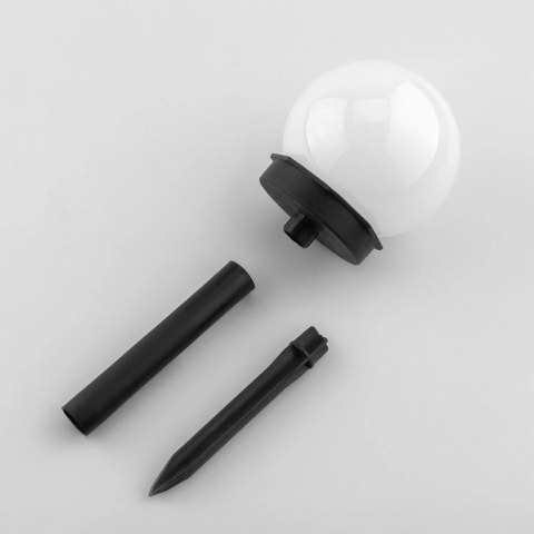 LUMILED LAMPA SOLARNA KULA ATRIS BIAŁA 10CM RGB