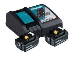 MAKITA ZESTAW ZASILAJĄCY 18V LTX 2*5.0AH + DC18RC