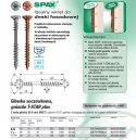 SPAX WKRĘT FASADOWY (200) A2 ANTYK TX 4.5*50MM STARE ZŁOTO