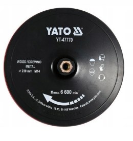 YATO TARCZA Z RZEPEM 230MM M14 + AKCESORIA