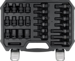 YATO ZESTAW NARZĘDZI UDAROWYCH 1/2' 25 ELEMENTÓW